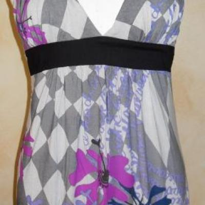 Tunique WABIK, grise et violette de Smash.