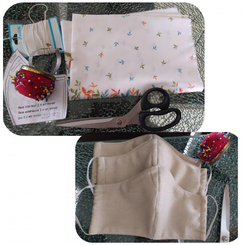 masque tissu offerts